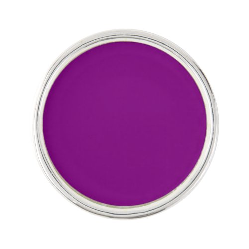 Color purple lapel pin