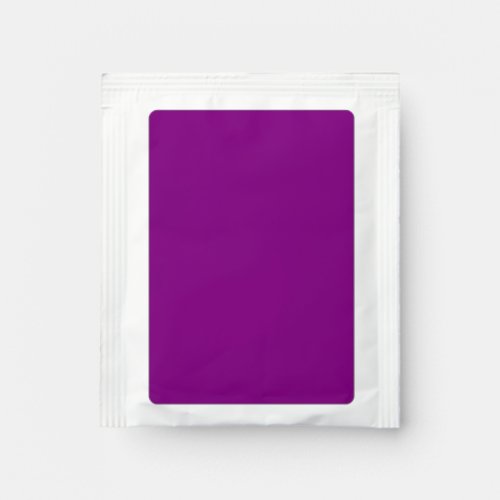 Color purple tea bag drink mix