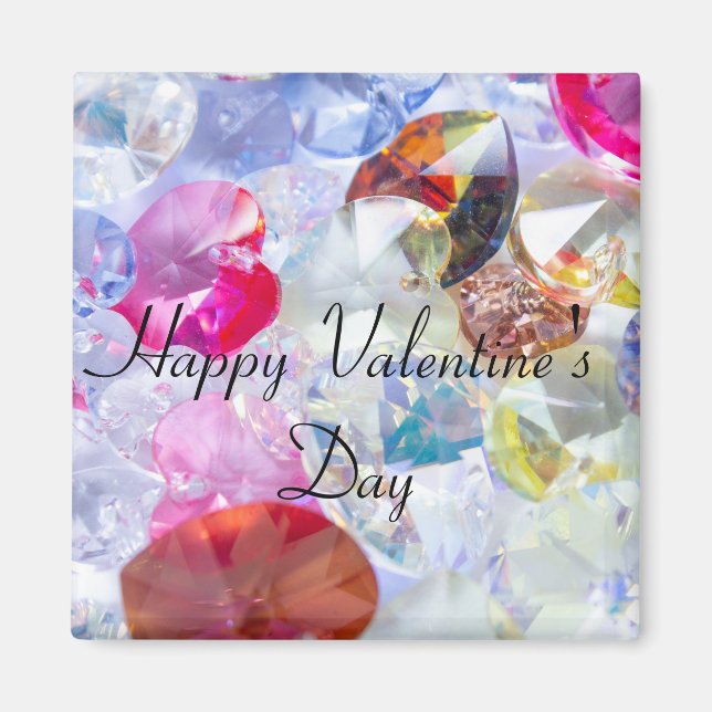 Color Purple Yellow Print Personalized Magnet (Front)