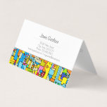 Color puzzle business card