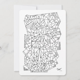 Color Puzzle gift card holiday rocket drawing fun