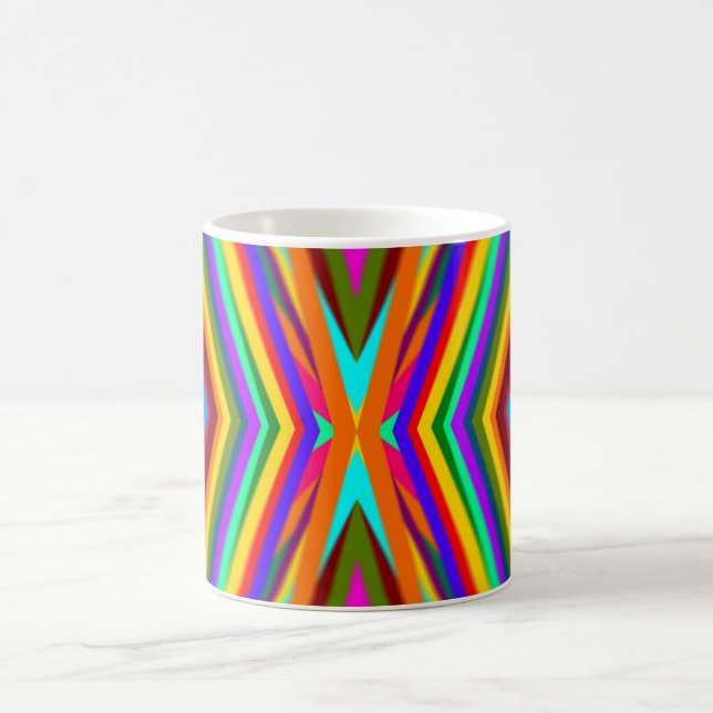 Color Rays Rainbow Mug (Center)