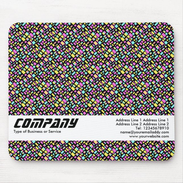Color Rectangles, Business Mouse Pad (Front)