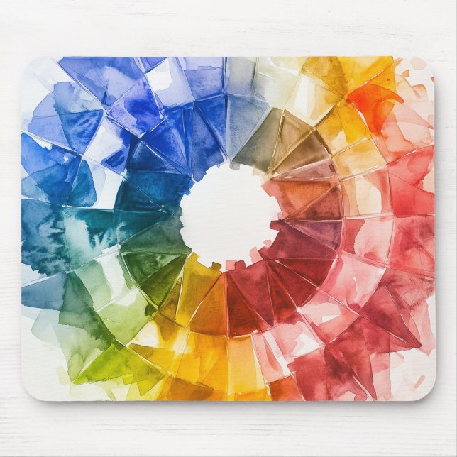 Color Reference Wheel Mouse Pad (Front)