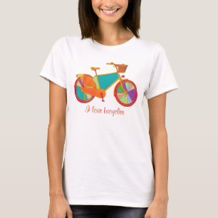 color retro bicycle T-Shirt