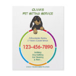 Color Ring Pet Sitter Promotional Flyer Color Ring Pet Sitter Promotional Flyer