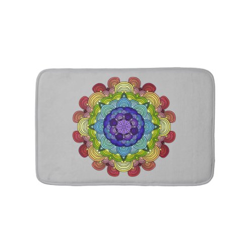 Color Ripple Bath Mat