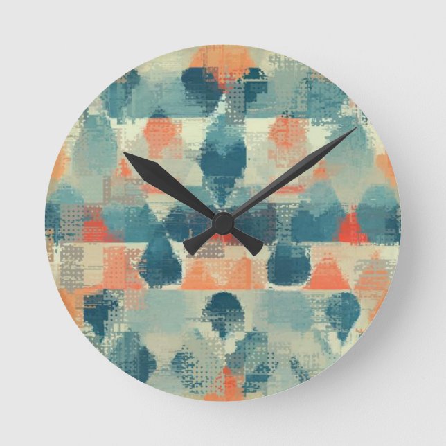 Color Round Clock (Front)