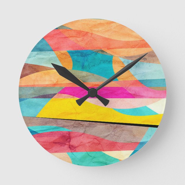 Color Round Clock (Front)