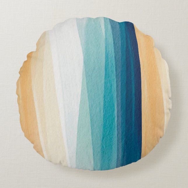 Color Round Pillow (Front)