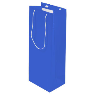 color royal blue wine gift bag