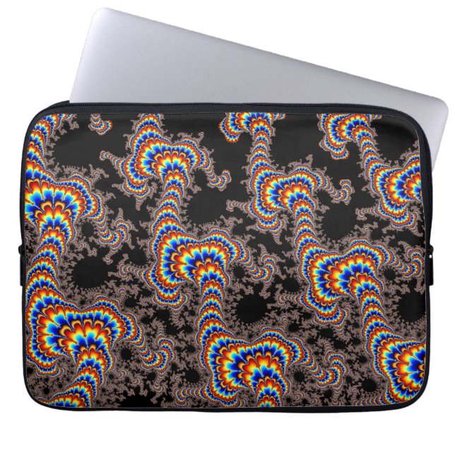 Color Run - Fractal Art Laptop Sleeve (Front)