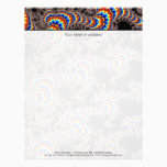 Color Run - Fractal Art Letterhead