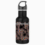 Color Run - Fractal Art Stainless Steel Water Bottle