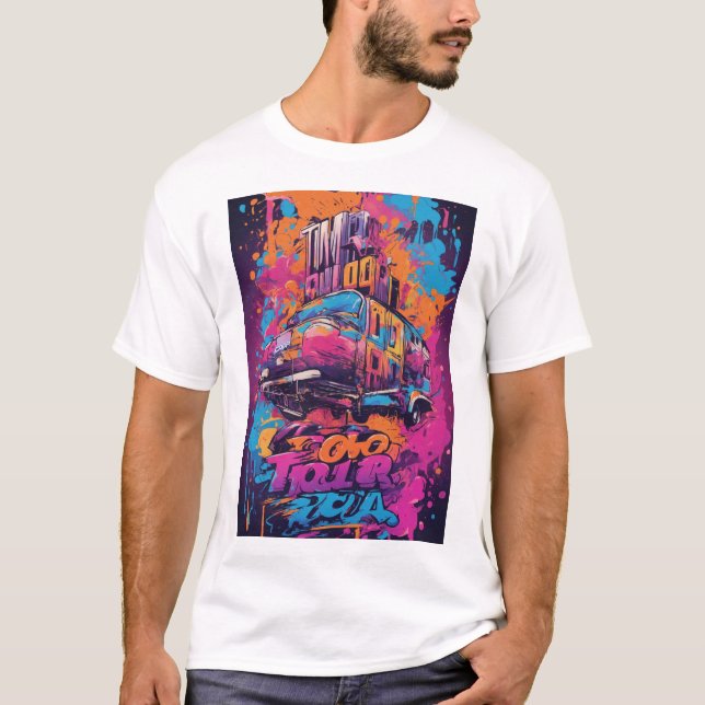 Color Run Vibes Tee (Front)