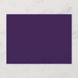 color Russian violet Postcard