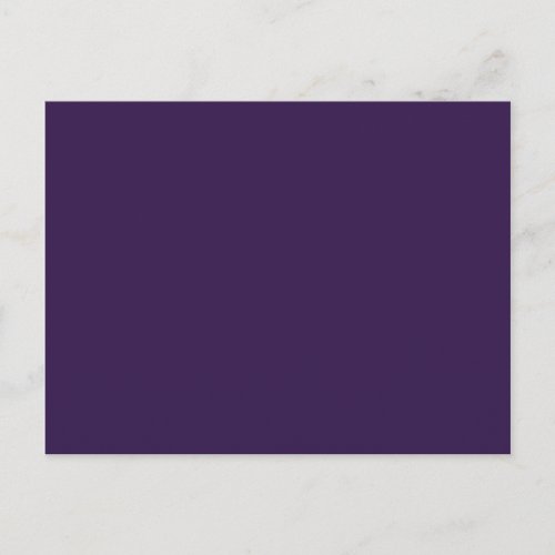 color Russian violet Postcard