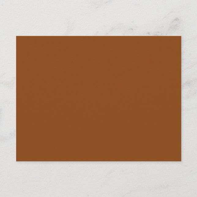 color saddle brown postcard (Front)