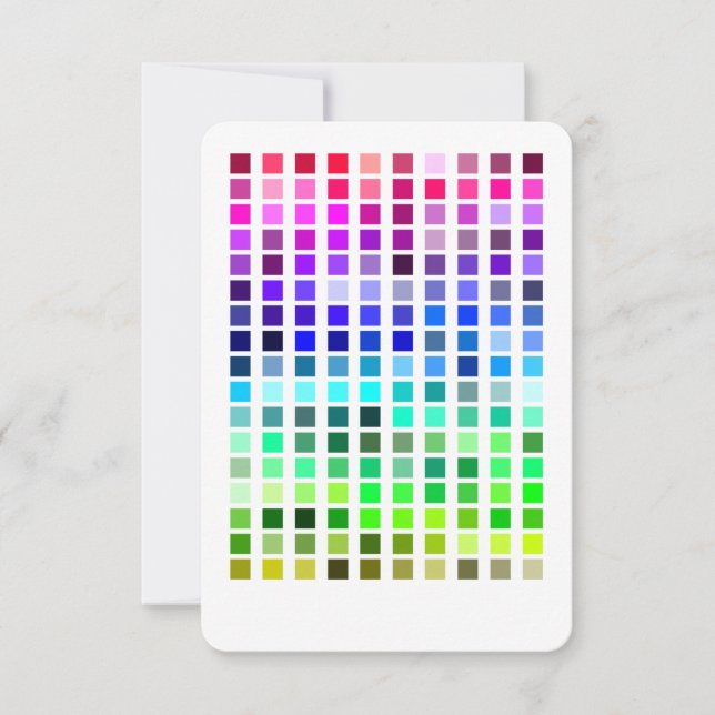 Color Sample Invite4 Invitation (Front)