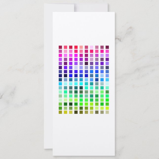 Color Sample Invite7 Invitation (Front)