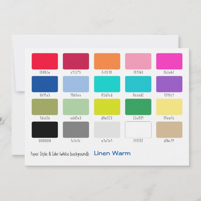 Color Sample Linen Warm (Front)