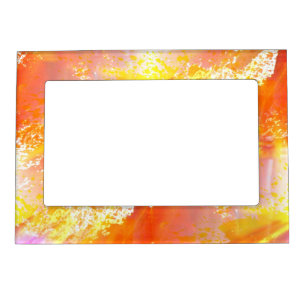 color seamless art background yellow, orange magnetic frame