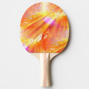 color seamless art background yellow, orange ping pong paddle