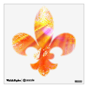 color seamless art background yellow, orange wall sticker