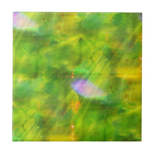 color seamless background green, yellow tile