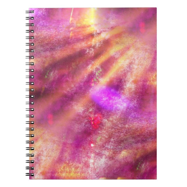 color seamless background purple, pink notebook (Front)