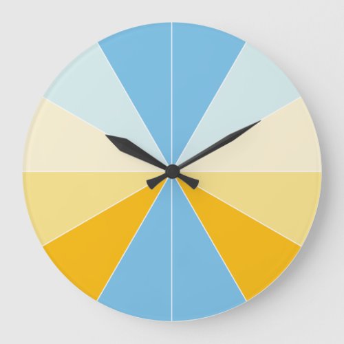 Color Segmented 04 Large Clock