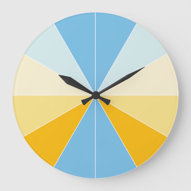 Color Segmented 04 Large Clock (Front)