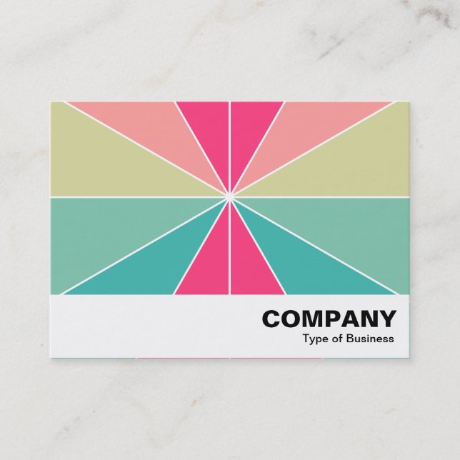 Color Segments 01 Business Card (Front)