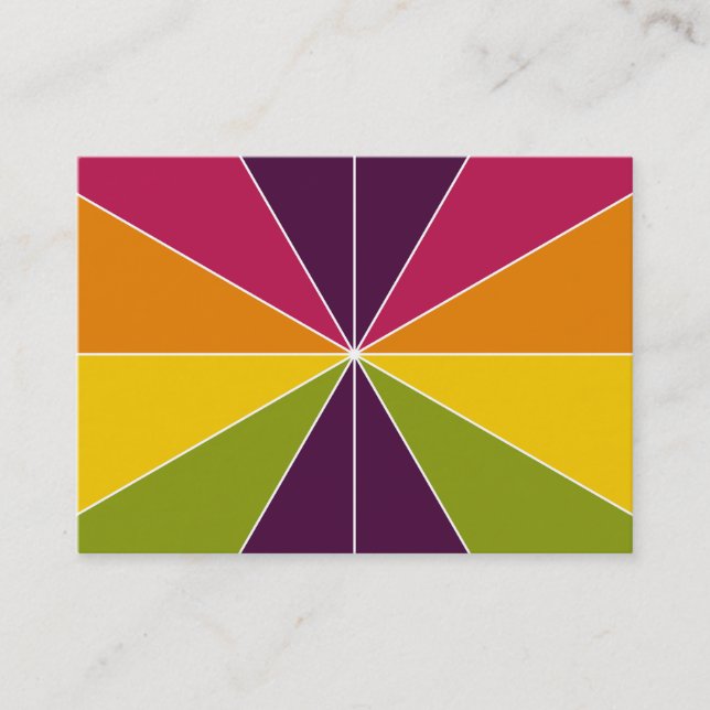 Color Segments 02 Business Card (Front)