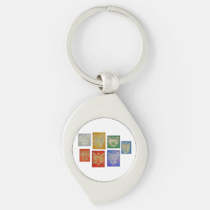Color Series Guardian Angel Custom Keychains