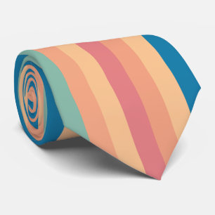 Color Shade Stripes Neck Tie