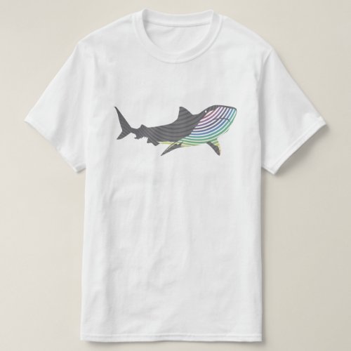 Color Shark Swirl T_Shirt