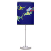 Color Sharks BLUE Table Lamp (Front)