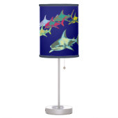Color Sharks BLUE Table Lamp (Left)