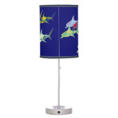 Color Sharks BLUE Table Lamp (Back)