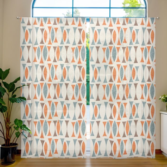 Color Sheer Curtains (Living Room)