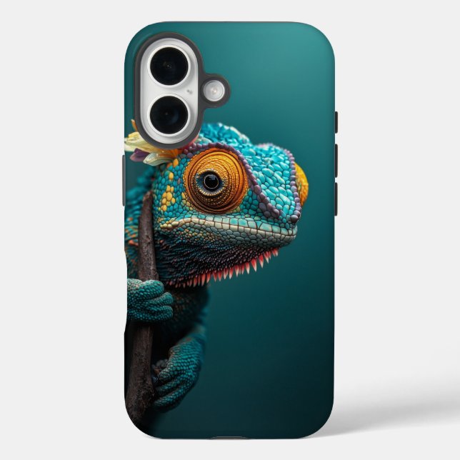 Color Shift Chameleon – Reptile Skin Phone Case (Back)