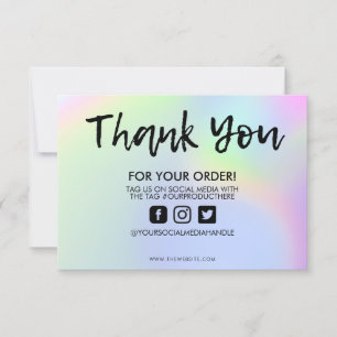 Color Shift Thank you Media Insert