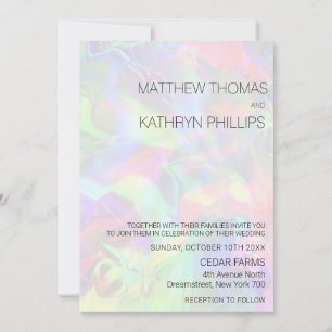 Color Shift Wedding Invitation