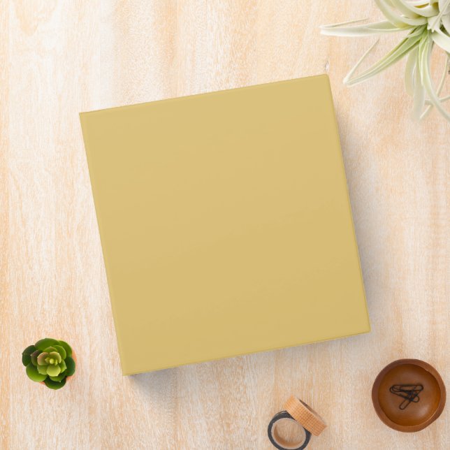 Color Solid Brass 3 Ring Binder (In Situ)