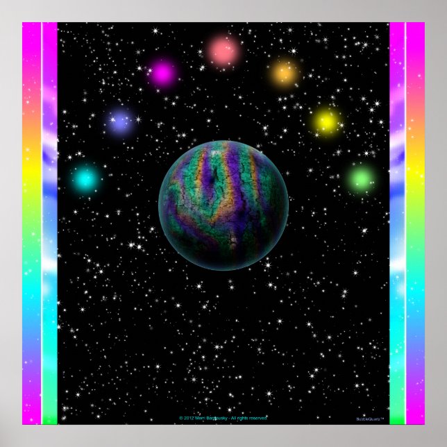 Color space mini poster (Front)