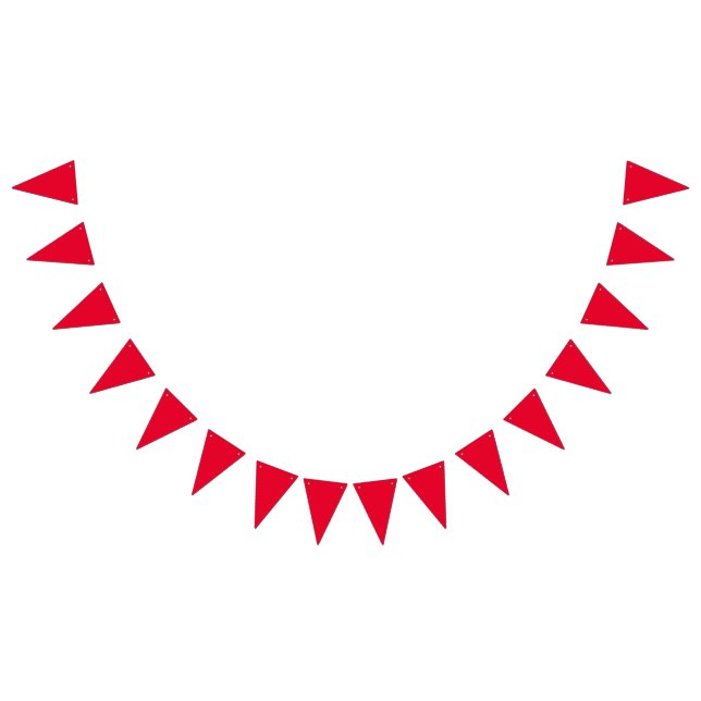 color Spanish red Bunting Flags (All)