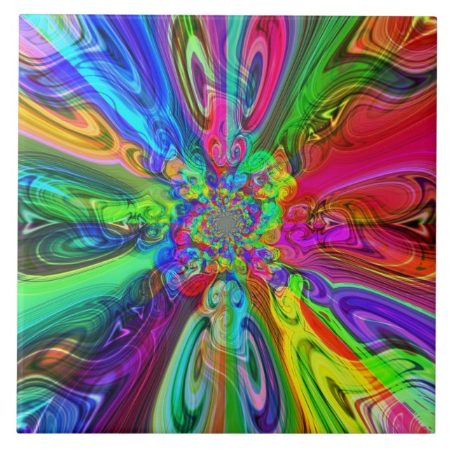 Color Spectrum Flares Tile (Front)