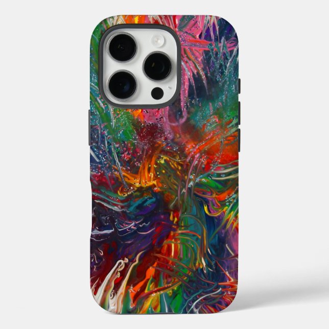 Color Spectrum Pinwheel Case-Mate iPhone Case (Back)