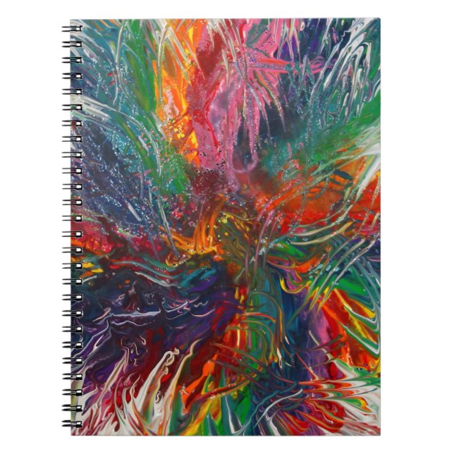 Color Spectrum Pinwheel Notebook (Front)